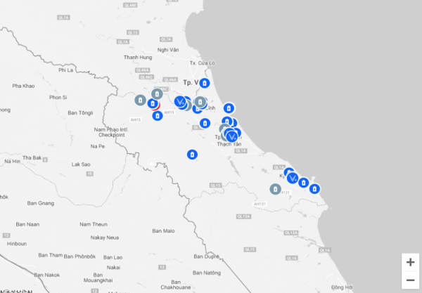 Trạm sạc Vinfast tại Hà Tĩnh Danh sách cập nhật mới nhất
