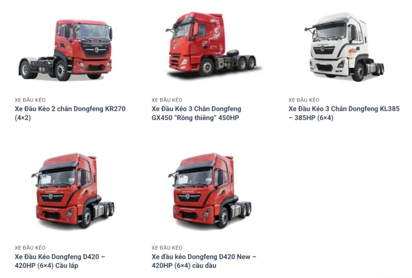Xe đầu kéo Dongfeng