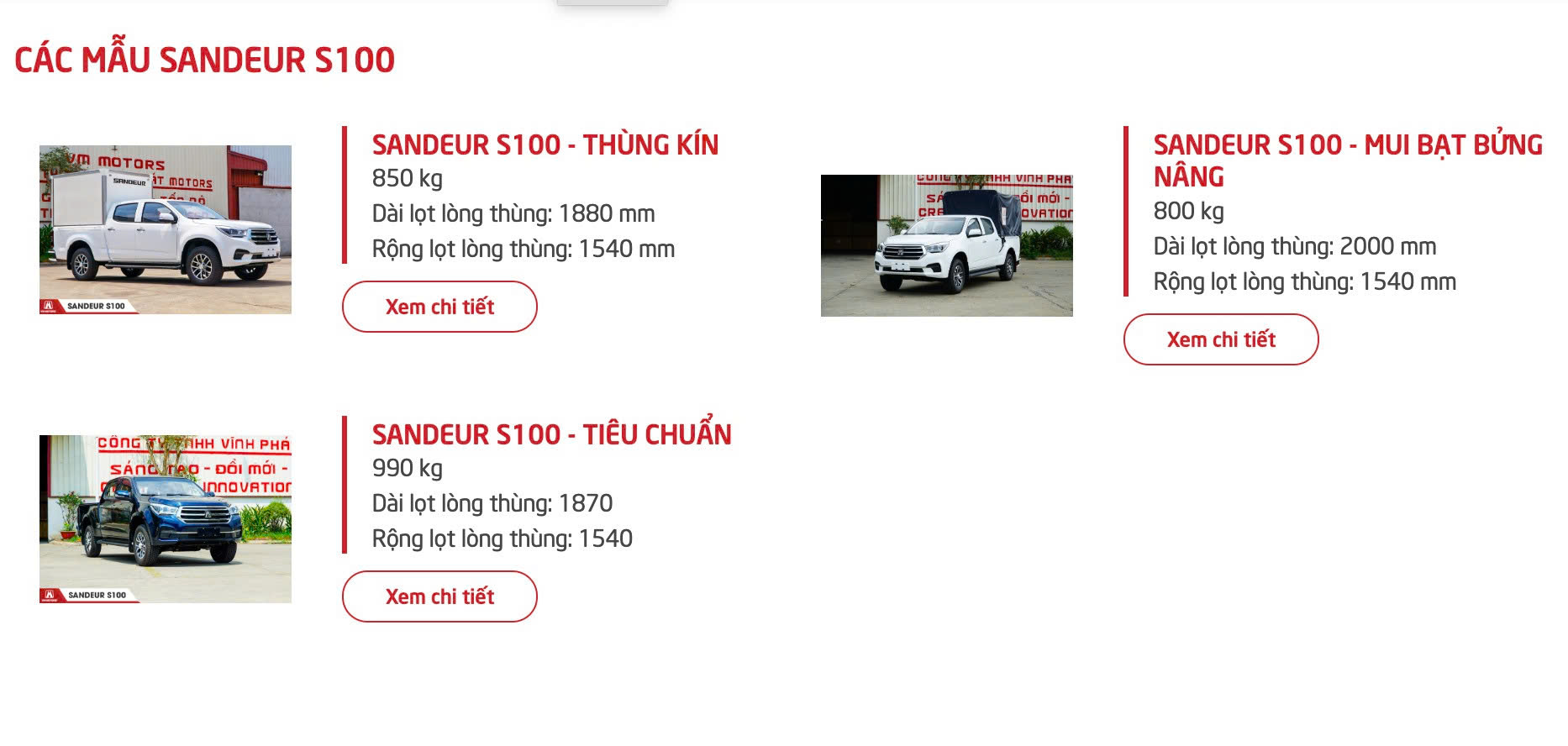 Sandeur-S100-cac-phien-ban